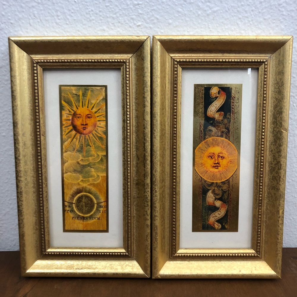 Soleil sun solar engraving